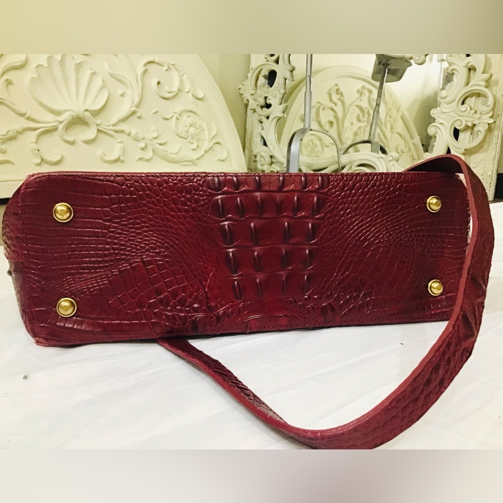 Brahmin Lincoln Satchel Handbag - Picture 7 of 9